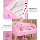 Romantic Piano Dancing Ballerina Music Box Clockwork Musical Boxes (Pink) Newly