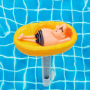Portrait Water Temperature Meter Swimming Pool Floating Thermometer (Boy)