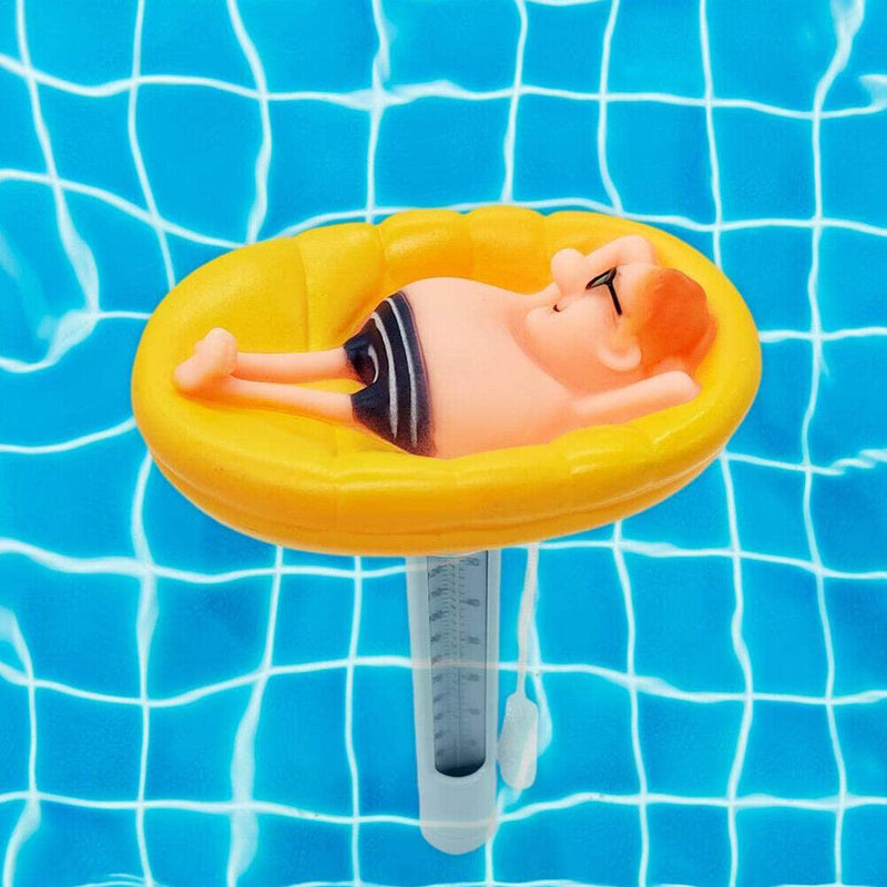 Portrait Water Temperature Meter Swimming Pool Floating Thermometer (Boy)