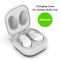 Earphone Charger Cable Charging Protective Box for Galaxy Buds Live (White)