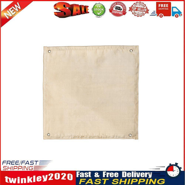 Fire Pit Mat Fiberglass Camping Stove Grill Mat for Patio Lawn (50x50cm) Newly