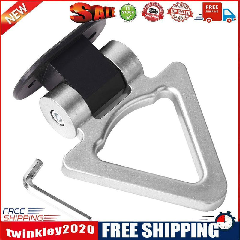 Decorative Car Trailer Hook Racing Triangle Style Bumper Tow Hook (Purple)