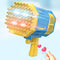 #A 69 Holes Bubbles Machine Kids Toys LED Light Blower Children Birthday Gifts