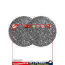 Silicone Round Non-slip Coaster - Car Accessory & Shinning Decor (White) Newly