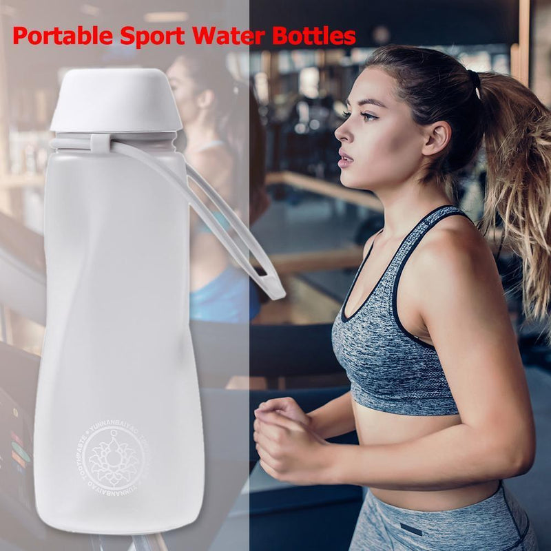 550mL Portable Sport Water Bottles Protein Shaker Outdoor Travel Leakproof