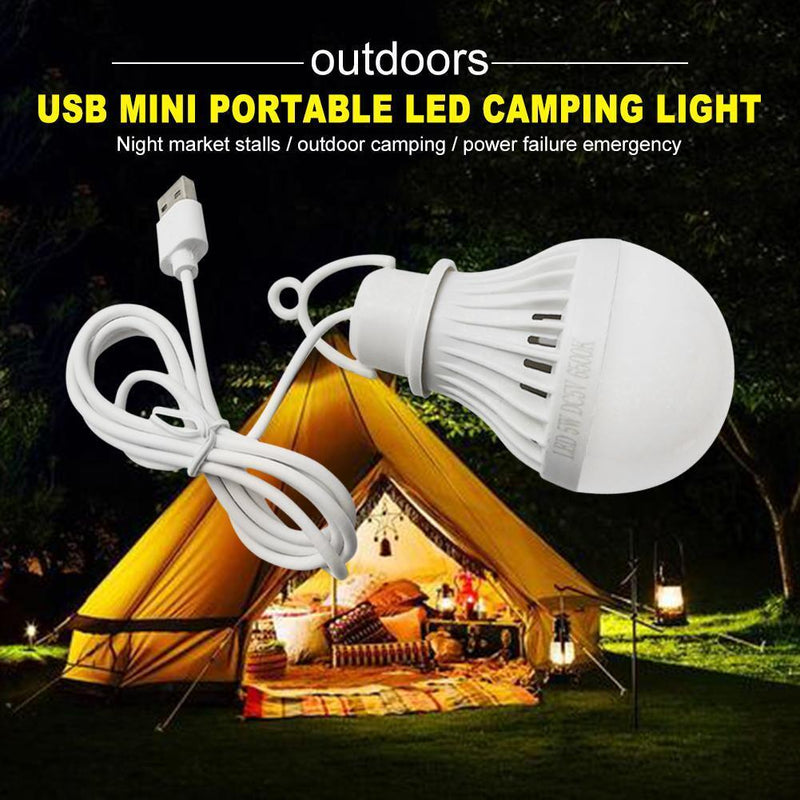 Mini Portable Camping Tent Light LED Bulb Emergency Reading Lamp (5W)