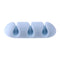 Mini Adhesive Ethernet Charging Data Earphone Cable Organizer Tool(Blue)