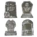 Large Foam Halloween Stake Scary Tombstones Cemetery Decoration Outdoor Props{