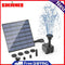 Solar Water Fountain Floating Pools Pond with Nozzle Waterfall Garden Lawn Decor