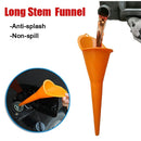 Car Long Stem Funnel Motorcycle Refueling Tools Fuel Filling Tools Funnel