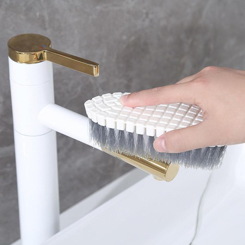 Home Kitchen Scrubbing Brush Clean Bathroom Corner Tile Laundry Flexible Sof!