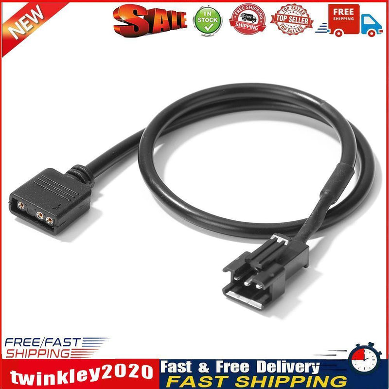 Motherboard RGB Adapter Cable for PC LED Light Strip SM Wire (3P Female) Newly
