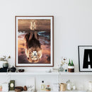 DIY Diamond Painting Kits Full Round Drill Cat Reflection Lion Home Decoration