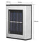 8pcs LED Solar Lights Wall-Mounted Waterproof Garden Lamps (Warm Light)