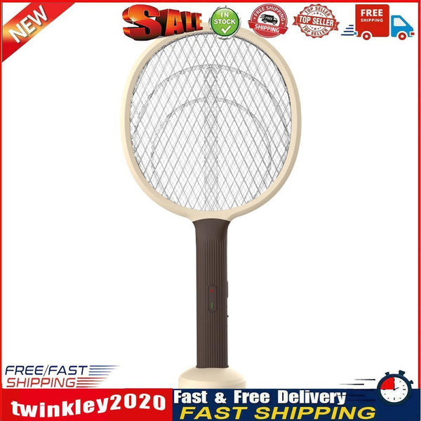 2 in 1 Electric Mosquito Swatter Summer Anti Insect Bug Zapper Trap Racket Newly