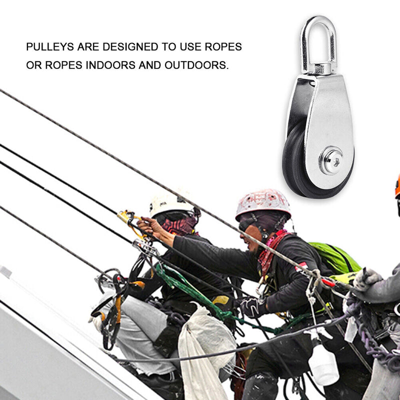 Stainless Steel Fitness Pulley Bearing Heavy Lifting Workout Mute Gym Equip