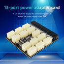Power Board 12V 13X ATX 8Pin Adapter Power Supply Breakout Board for BTC Mining