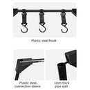 Outdoor Tabletop Shelves - Table Mounted Shelf Hanging Storage Rack with 3 Hook