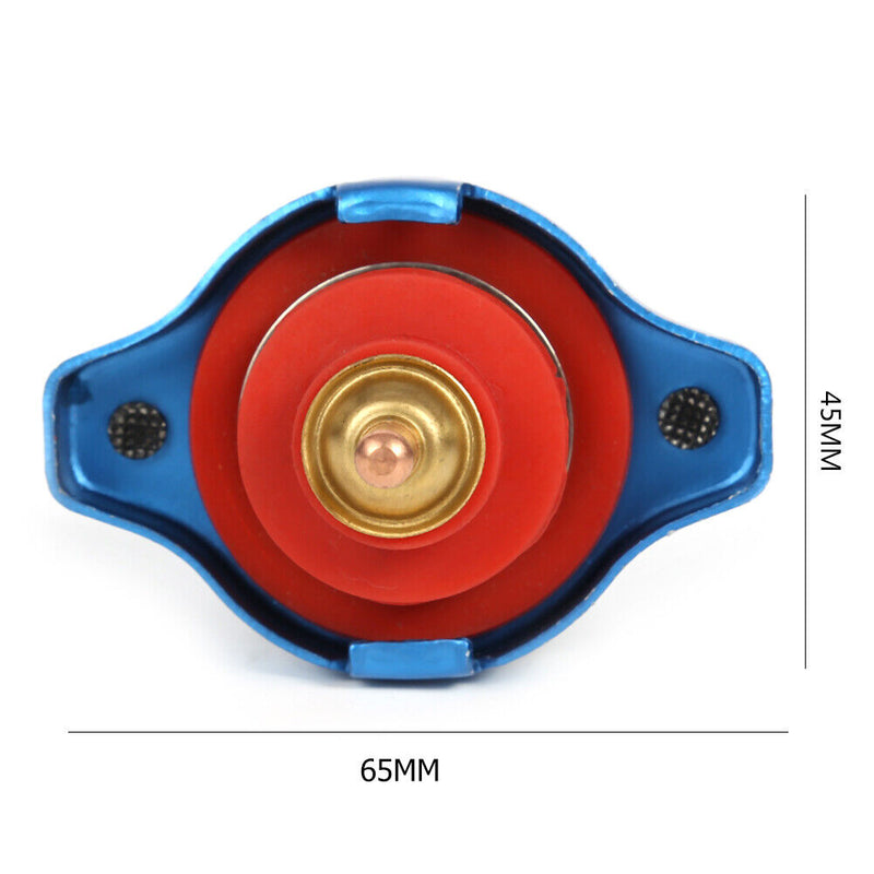 Big Head Racing Radiator Cap Water Tank Thermostatic Gauge Temperature Mete