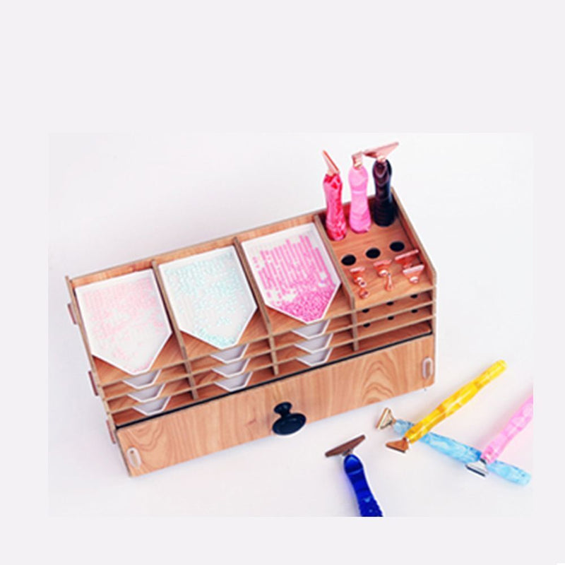 Diamond Painting Drill Tray Drawer Storage Rack Beads Plate Beads Box Tool