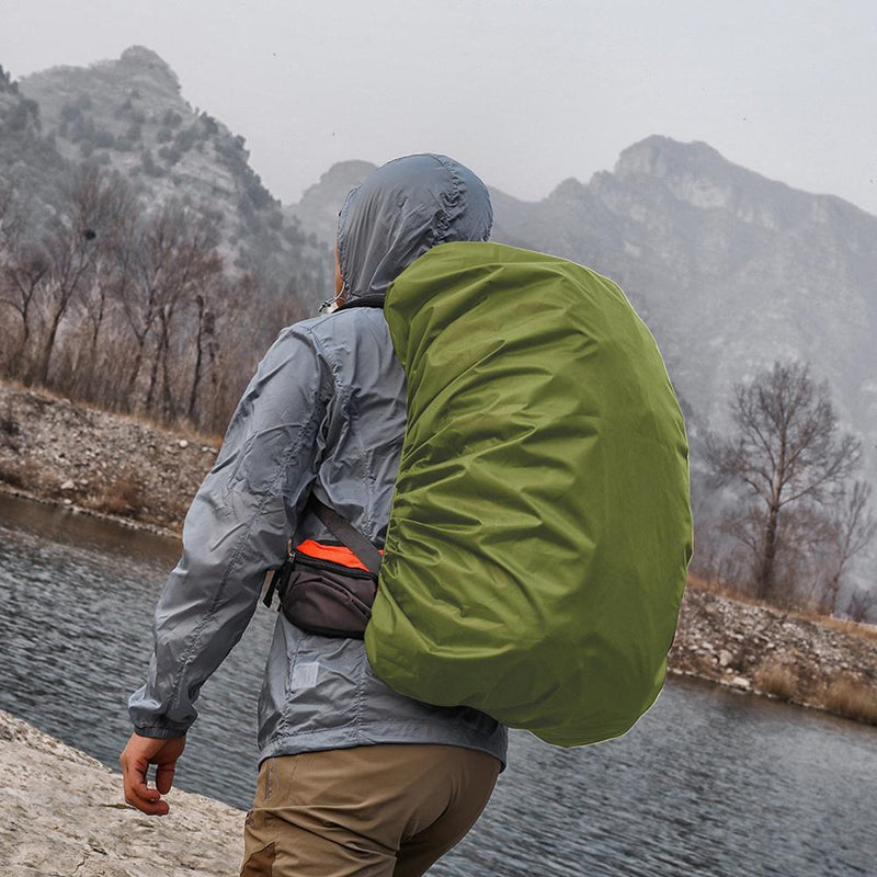 Outdoor Camping Knapsack Protect Rain Cover Waterproof Backpack Raincover Cas