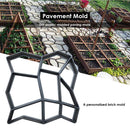 Garden Pavement Mold DIY Manually Paving Cement Concrete Brick Mould (10)