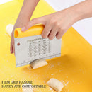 2 in 1 Stainless Steel Bench Dough Scraper Set Multi-function Bread Making Tools