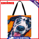 Jumper car shopping bag with dog motif, 40 x 40 cm