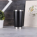 Thermal Car Mug Cup Stainless Coffee Vacuum Insulated Water Bottle (Black) Newly