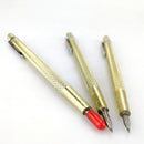 Tungsten Carbide Tip Scriber Pen Diamond Glass Ceramic Engraver (Golden)