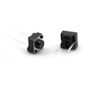 20pcs 2 pins Middle Feet 6*6*5mm Switch Tactile Push Button Switch LR