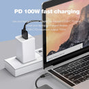 Jack Docking Station USB Type-C Hub 8K Dual HDMI Gigabit Ethernet For Laptop PC