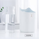 Large Capacity Home Air Humidifier Double Nozzle Fine Mist Sprayer (White)
