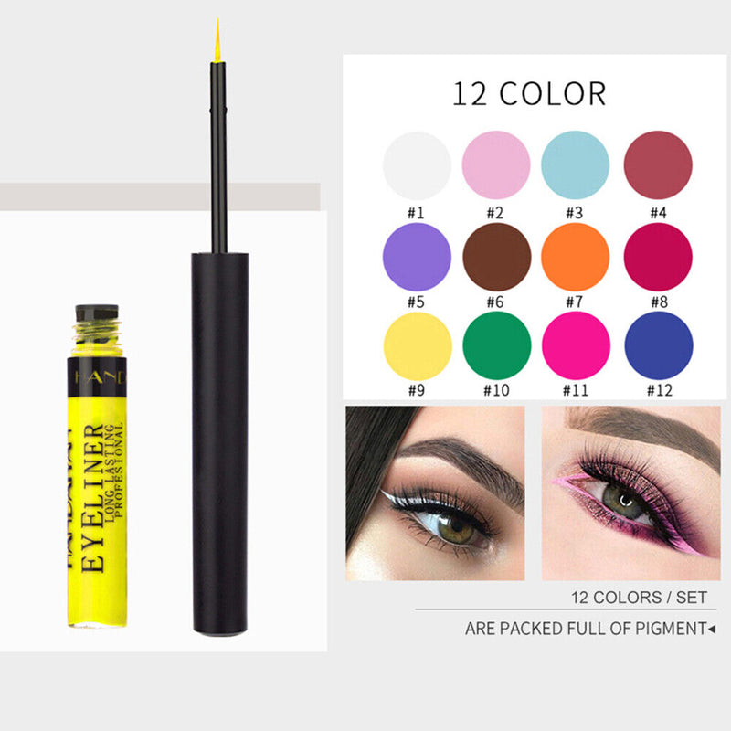 Fast Dry Smooth Waterproof Eyeliner Pencils Eyes Pigments Liquid Pen Beauty