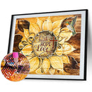 5D DIY Diamond Painting Kits Partial Special-shaped Drill Birds Sunflower M