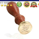 Sealing Wax Classic Initial Wax Seal Stamp Alphabet Letter D Retro Wood