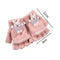 Warm Knitted Gloves Flip Fingerless Gloves Autumn Winter Half Fingers Mittens