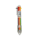 Multi-color 6 in1 Color Ballpoint Pen Ball Point Pens Kids Supply P5X5 N0X0