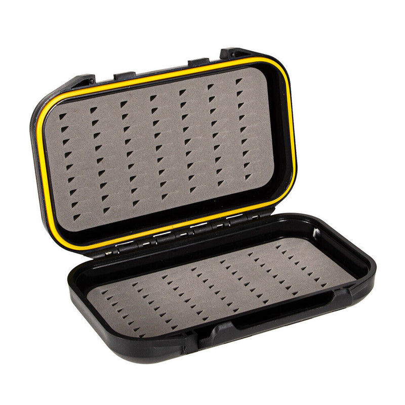 Portable Fishing Bait Lure Hook Storage Box PE Fly Fishing Tackle Case Schw