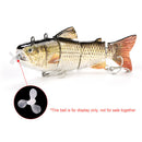 10pcs Wobblers Fishing Lures Multi-Section Propeller Artificial Bait Fish Tackle