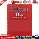 V1.966 Free McBoot 8MB Memory Cards for Sony PS2 Game Data Console (Red) Newly