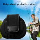 Flannel Fishing Reel Bag Protective Case Cover for Low Profile Baitcasting Wh