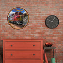 Round Train Retro Metal Plate Tin Sign Plaque for Bar Pub Club Cafe Poster