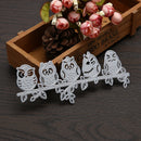 Cute Owl Punching Molds Stencil Scrapbooking Album Photo Paper Models Card