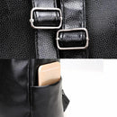 Leather Backpack College Bag Travel Tote Backpack Large Capacity Shoulder Bag