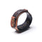 Wide Brown  Cuff Bracelet Leather Wristband Punk Snap Bracelet Wrap Bangle