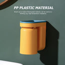 Toothbrush Holder Wall Mounted Adhesive Toothpaste Stand for Shower (Green)