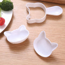 Sushi Mold Rice Ball Mold - Cartoon Cat Pattern Nori Sushi Bento Accessory