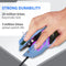 Computer Mouse, Wired 6 Buttons Ergonomic 2400dpi Optical Computer Gaming Mice
