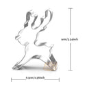 Baking Decor Fondant Stainless Steel Cookie Cutter Xmas Reindeer Biscuit Mold